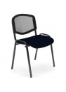 Chaise LENA-MESH, assise noire