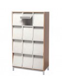 Meuble à revues avec réserve