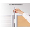Système de liaison de 2 cloisons