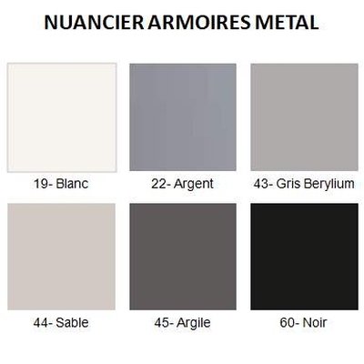 Nuancier métallique