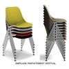 Chaise BAKEA, empilage parfaitement vertical