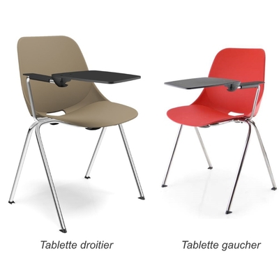 Chaise BAKEA avec tablette écritoire