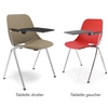 Chaise BAKEA avec tablette écritoire