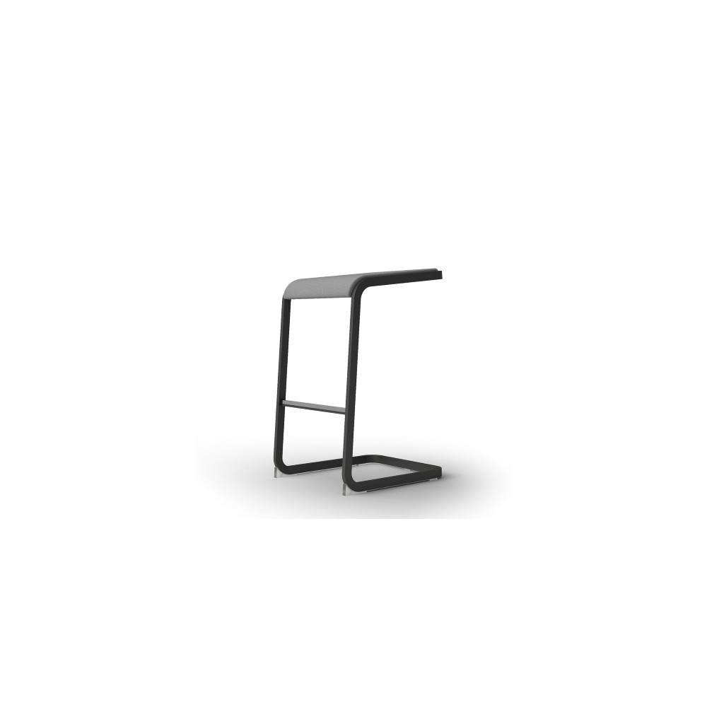 Tabouret design STOOL haut, piètement anthracite