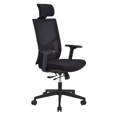 Fauteuil ZACK, manager : têtière, accoudoirs 3D, soutien lombaire réglables