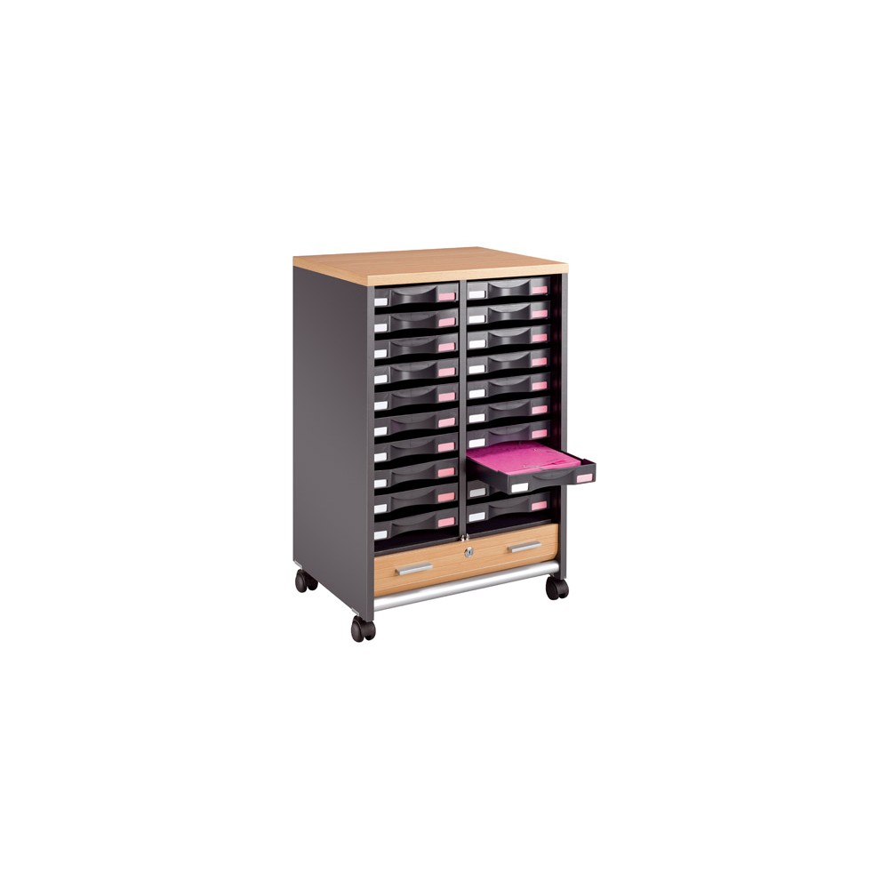 MULTICLASS, lot de 10 tiroirs H5 cm