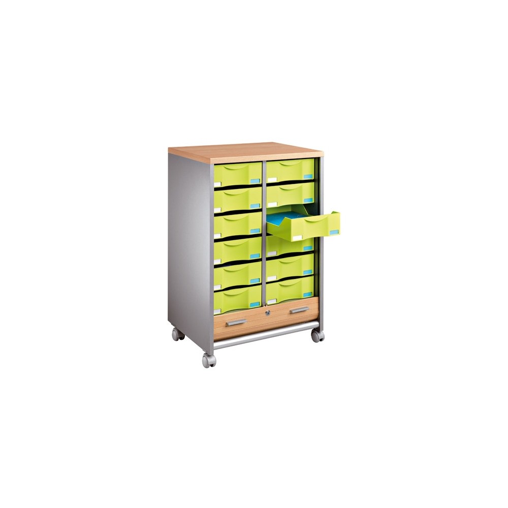 MULTICLASS, lot de 6 tiroirs H10 cm