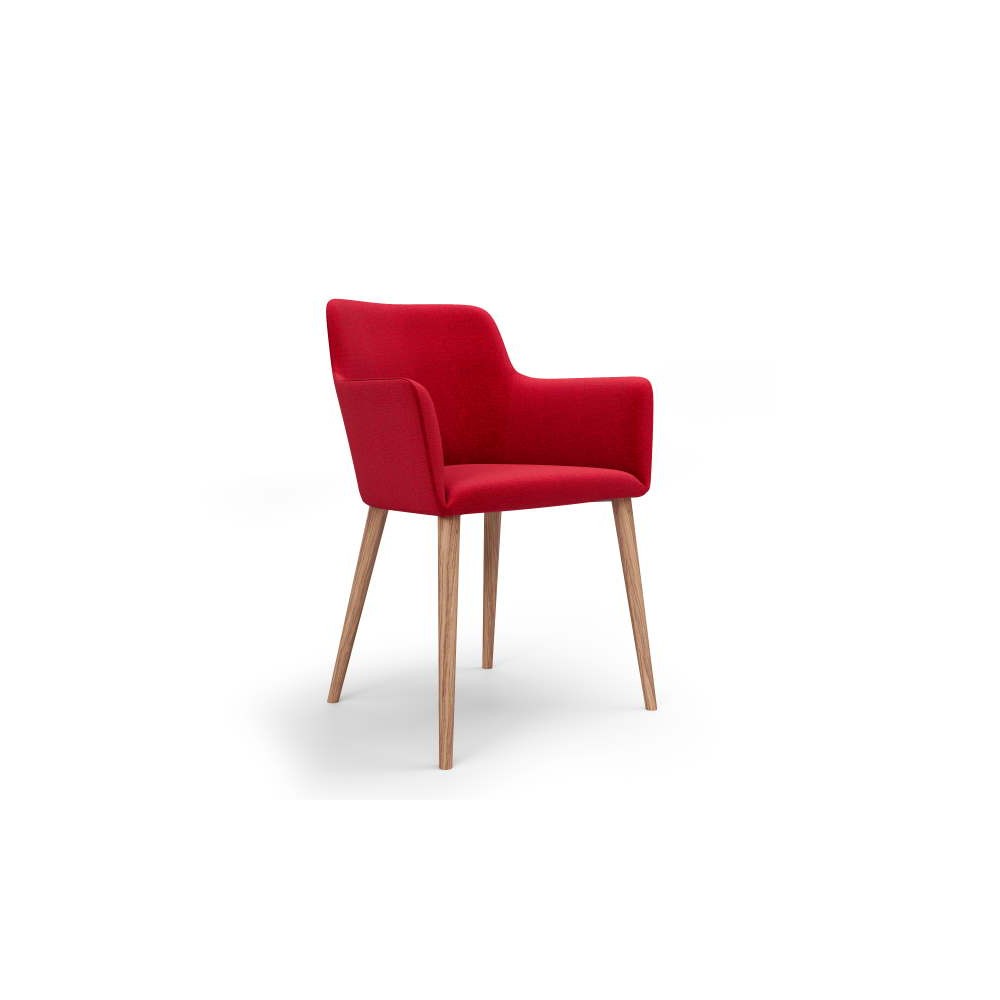 Fauteuil CITY, 4 pieds bois
