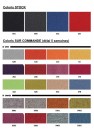 Chaise LENA-MESH, nuancier tissu de l'assise : 4 coloris stock, 20 coloris sur commande.