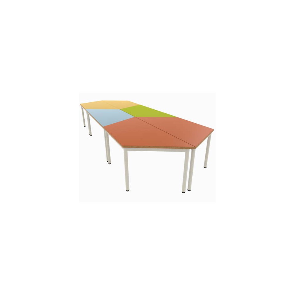 Composition avec tables forme Trapèze