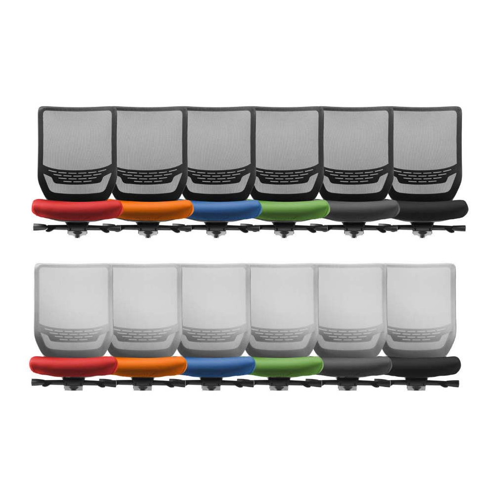 Housses d'assise SYNC2, à commander à part : SYNC2-MESH ou SYNC2-MESH-PRO-WHITE.