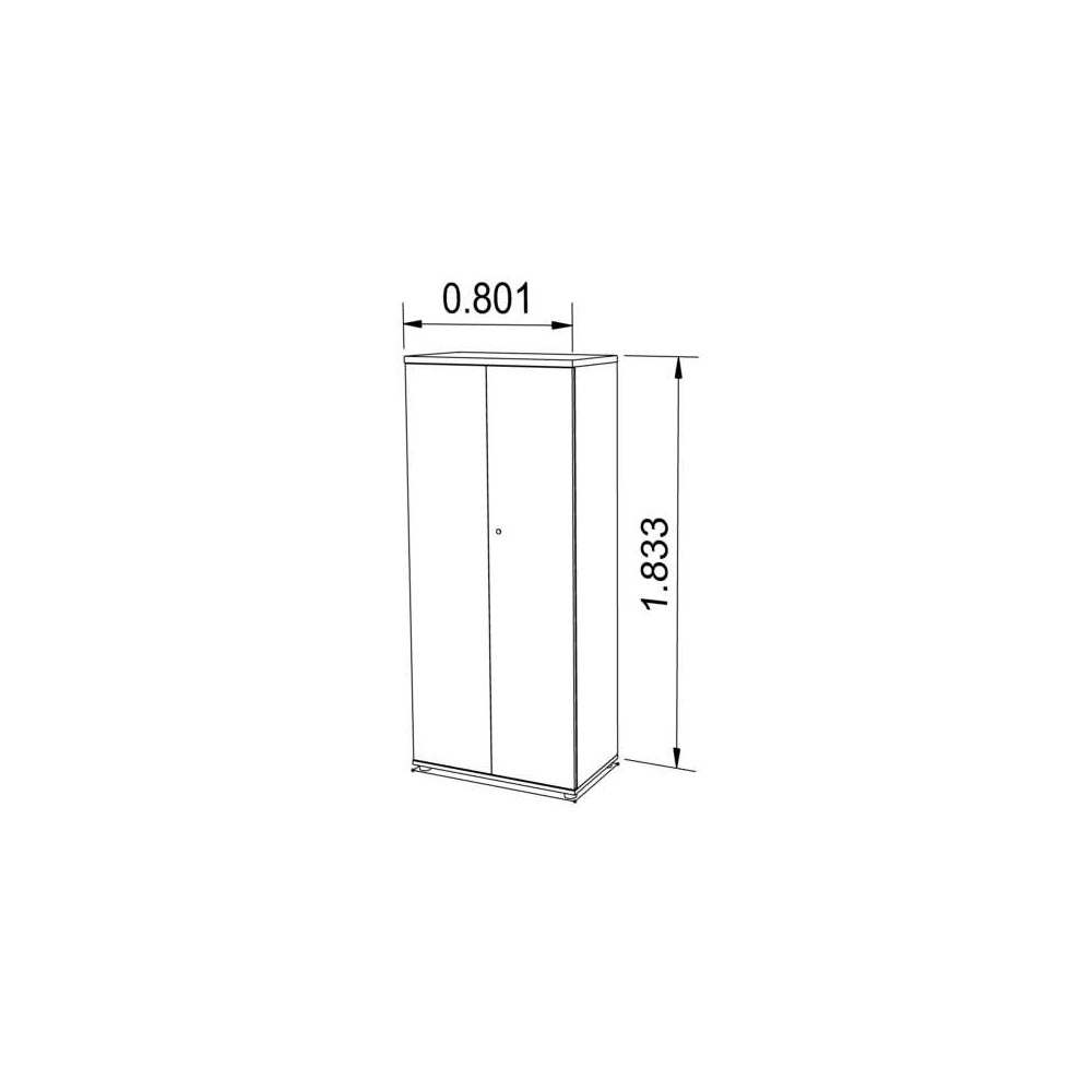 Armoire haute H183 cm