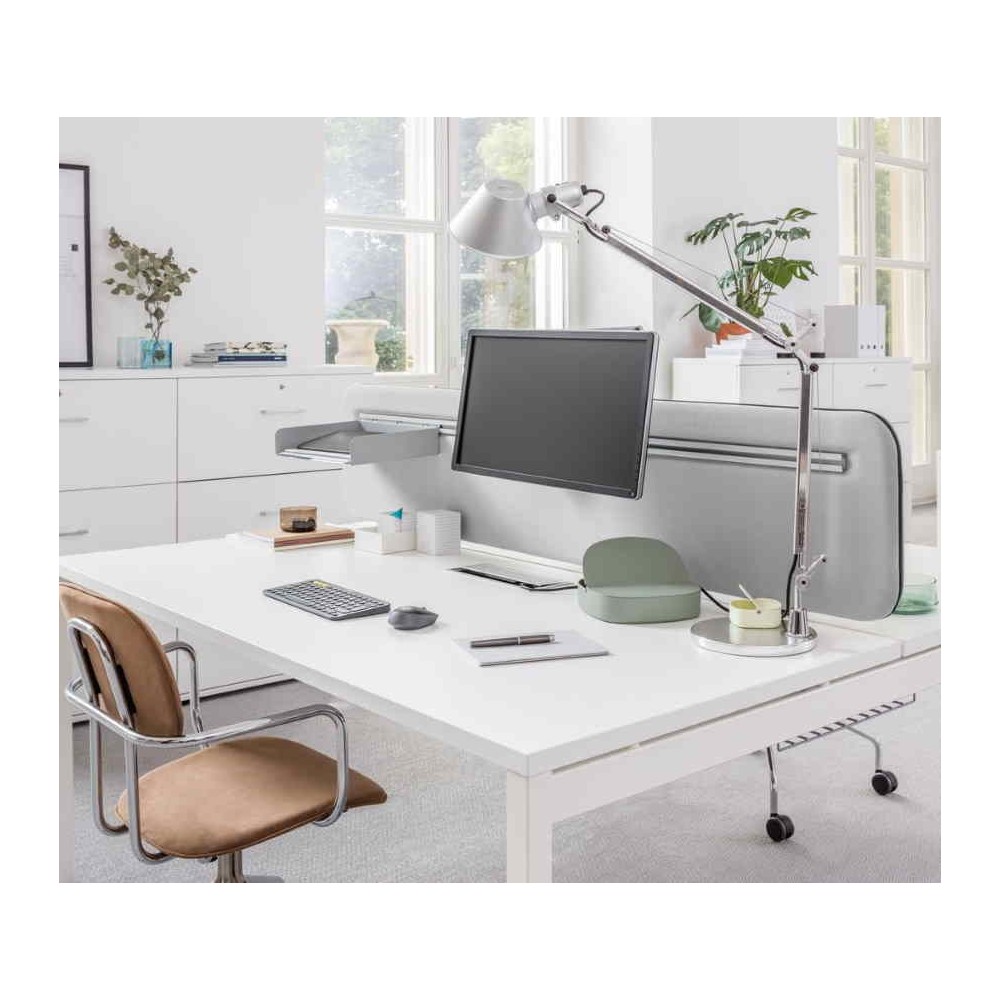 Rail porte accessoires SONIC : libère de l'espace sur votre bureau