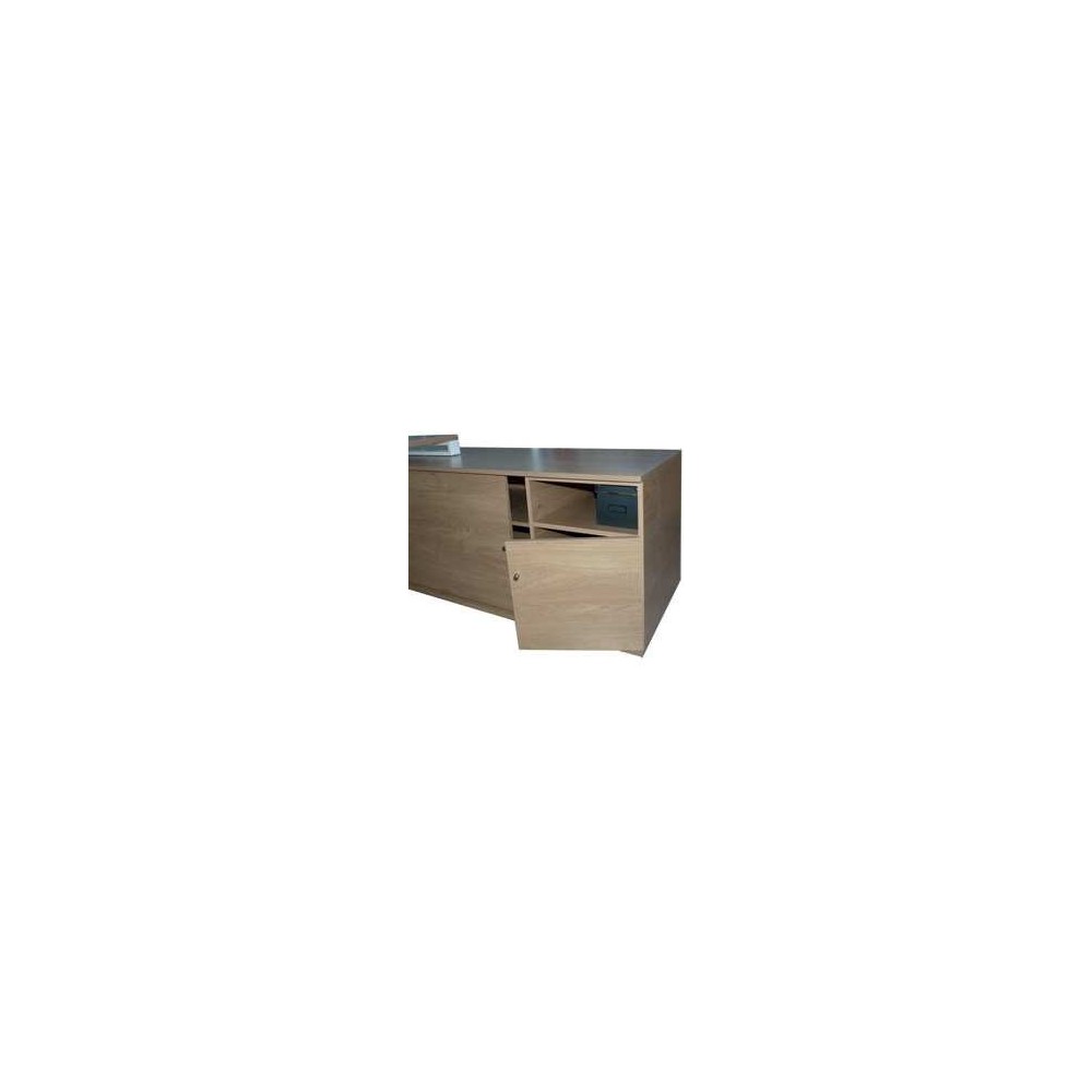 Console Chêne clair avec porte