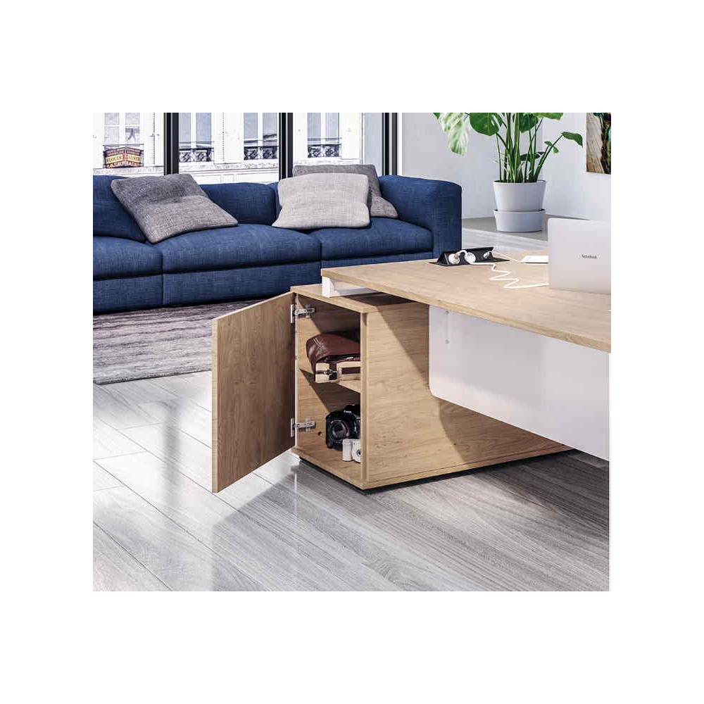 Un espace supplémentaire pour le rangement. Astucieux.