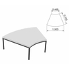 Table basse ASTRO, courbe 45°