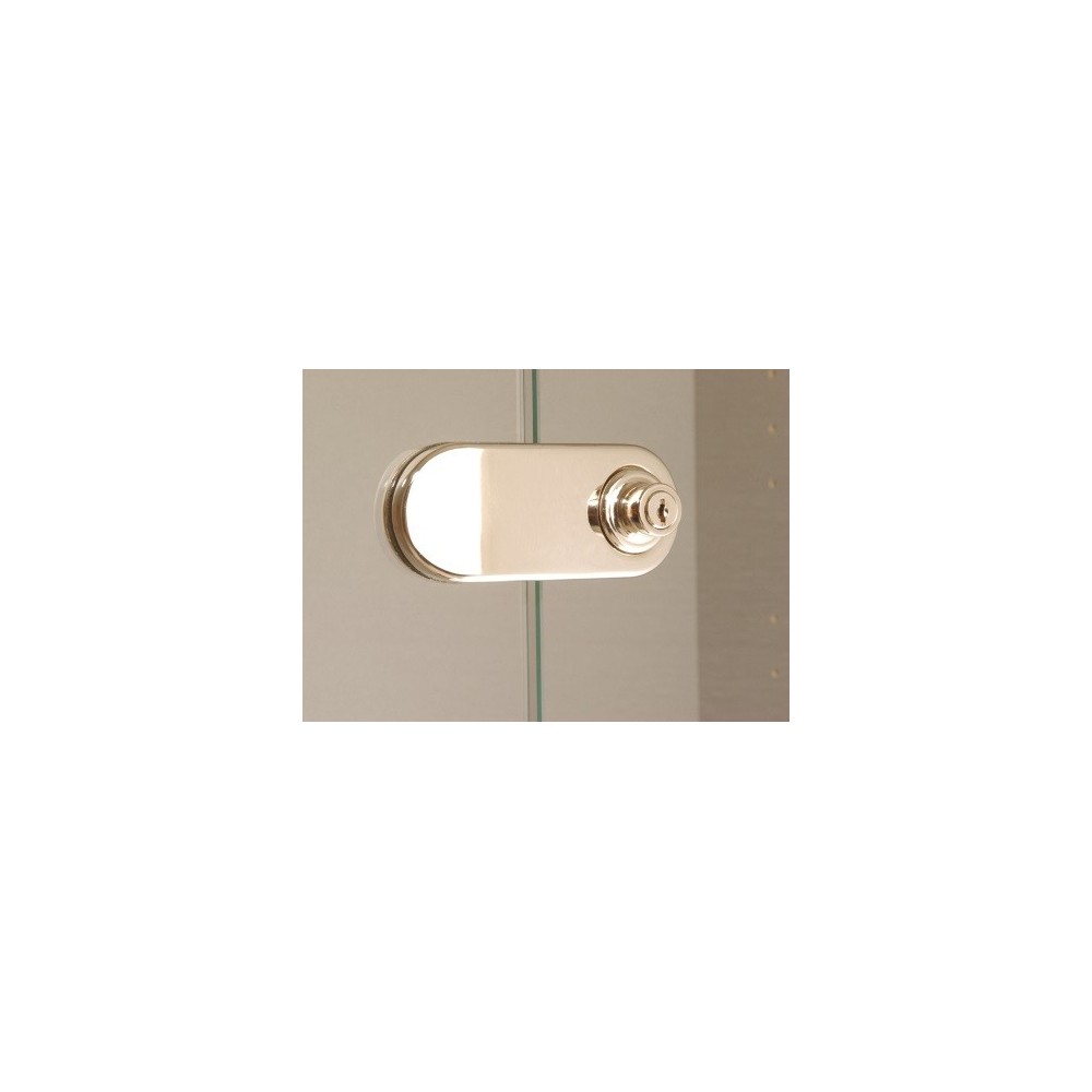 Serrure sur portes verre (option)