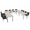 Table INEO 12 places, forme U