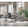 Fauteuils réunion DYNAMICA, revêtement tissu.