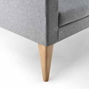 Détail du pied bois