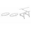 Table COHÉSION : platines de liaison