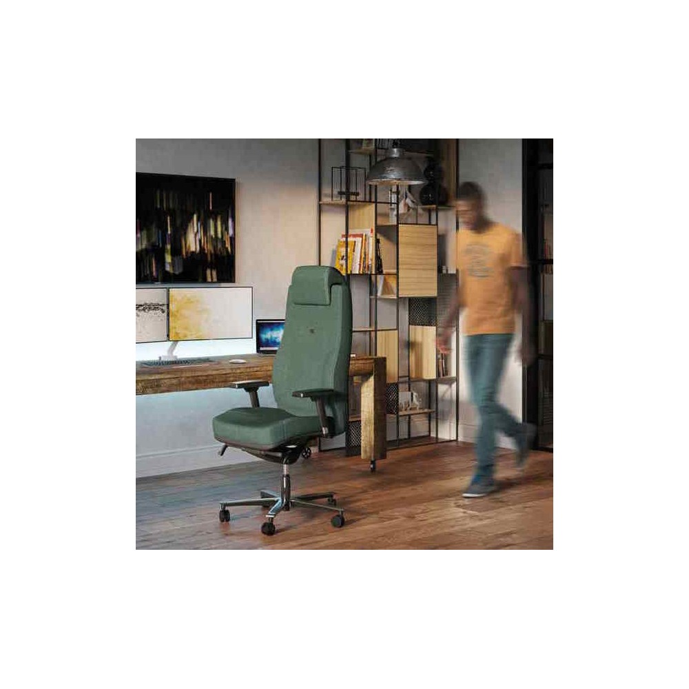 Fauteuil ergonomique LEADER-NEST, accoudoirs 4F