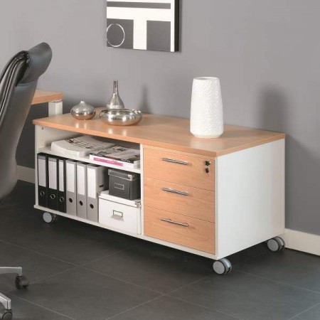 Console mobile X'PRIM, caisson 3 tiroirs