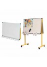 Pupitre pour maternelle : mural (1 tableau) ou mobile (2 tableaux)