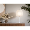 Lampe de table AFRA, sur pied (coloris blanc)