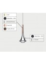 Suspension RAIN, choix des finitions