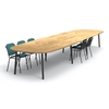 Table 400 x 140 cm + 1 extension = 540 x 140 cm