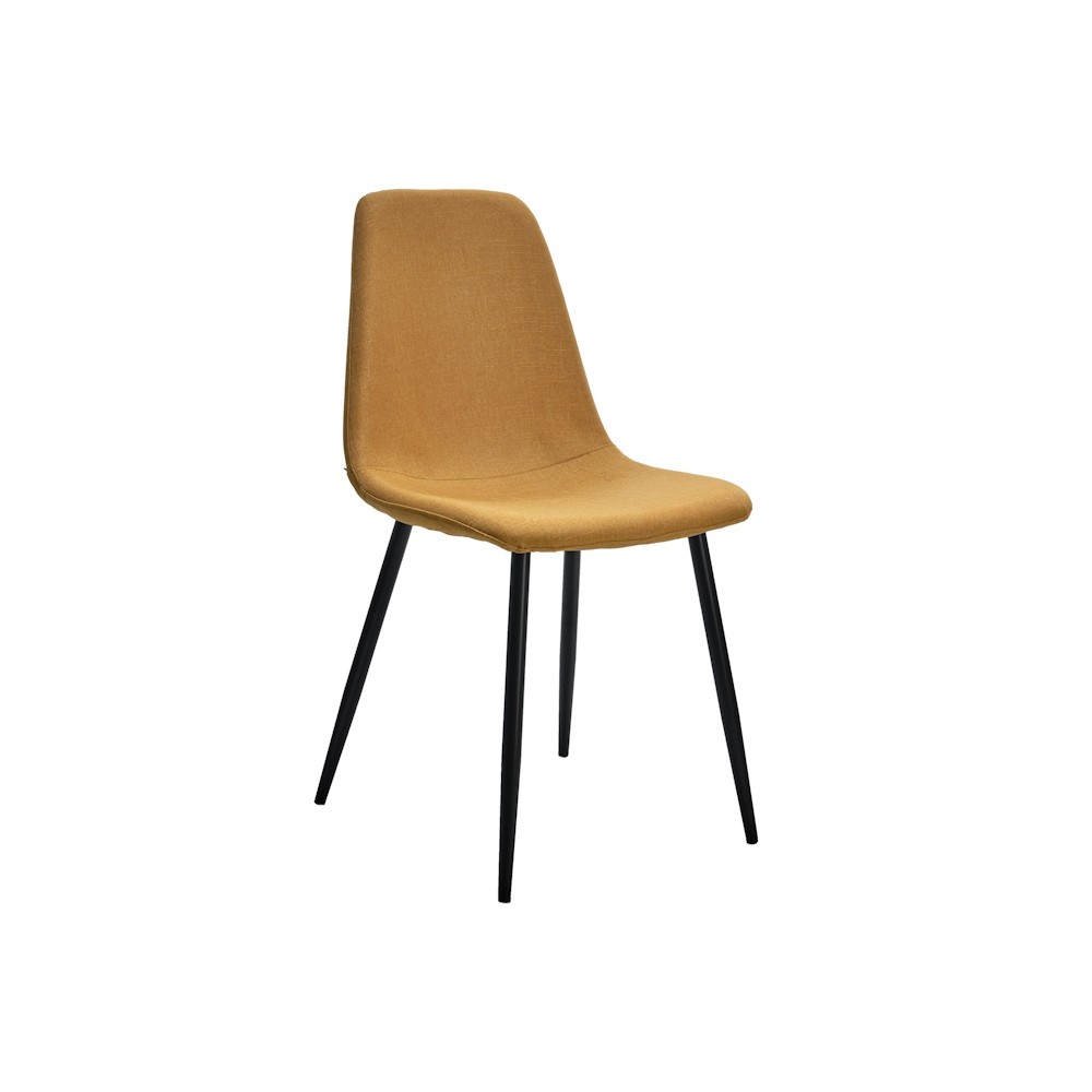 Chaise CHIARA jaune curry