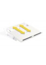 FLEXDESK 640 : plateau coulissant en coloris blanc